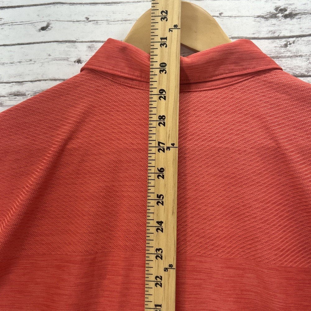 Tommy Bahama IslandZone Polo Shirt Coral Heather Red Men XL SS Peformance Golf - Picture 5 of 9